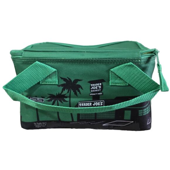 NEW Trader Joe's MINI Insulated Tote Bag Set of 2 - 1 Red & 1 Green Mini Tote - Picture 13 of 16